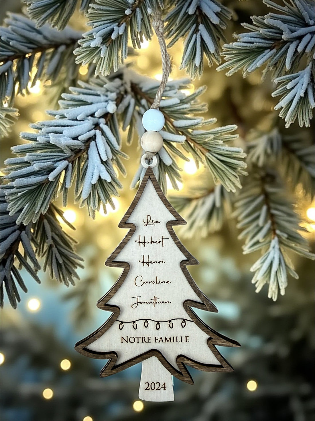 L'ornement sapin personnalisable