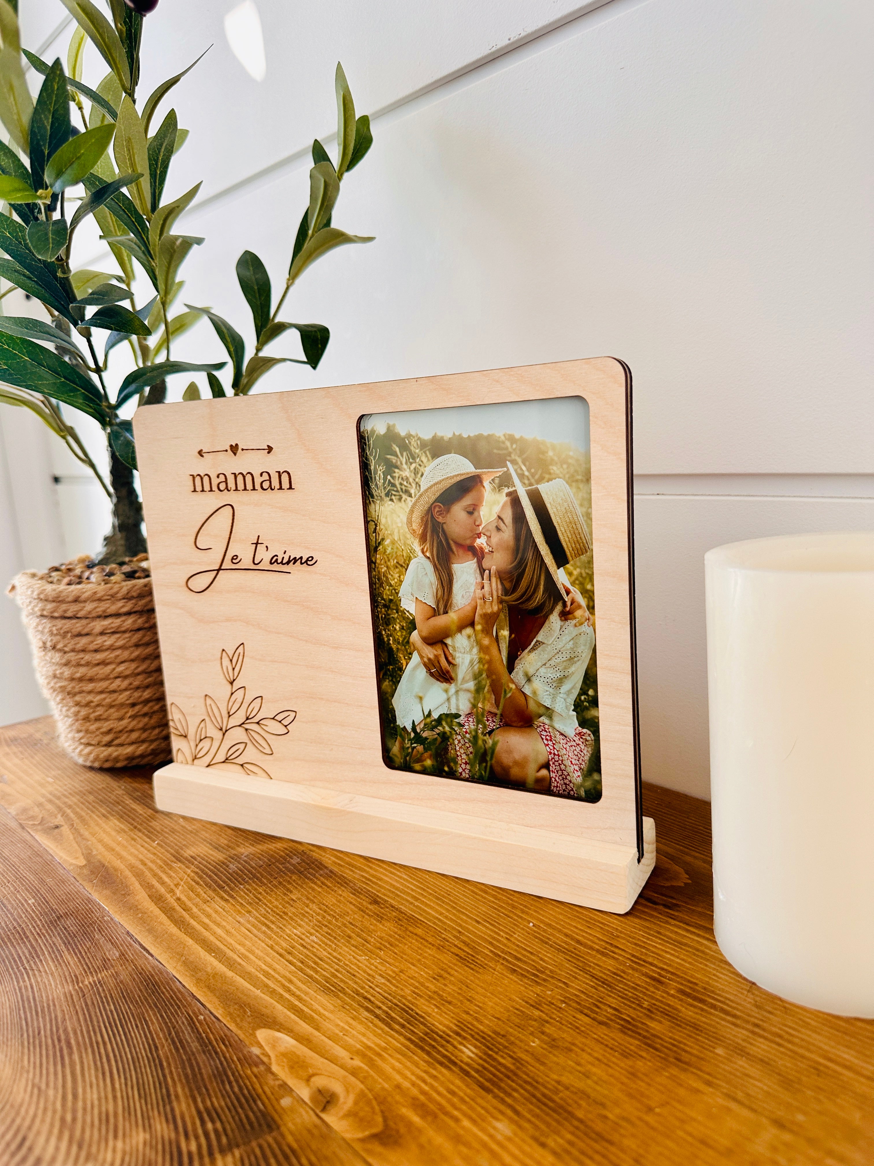 Le cadre photo "Maman je t'aime"