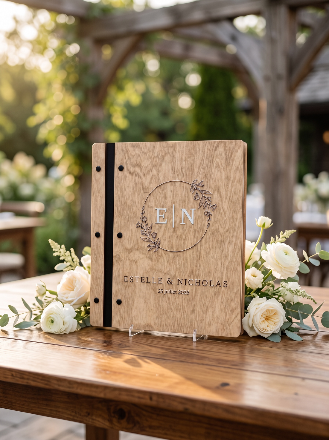 L'Album photo personnalisé en bois