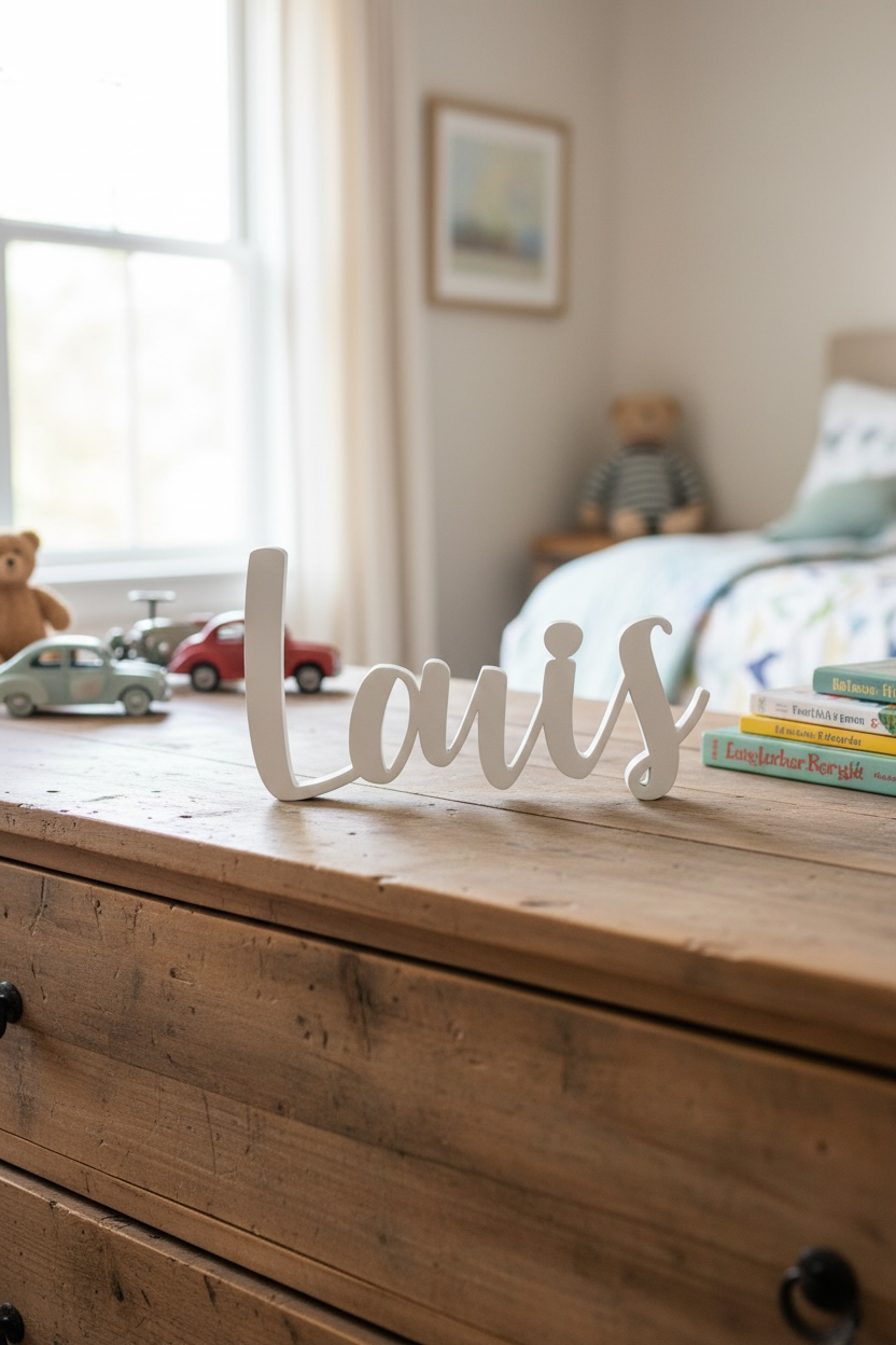 Mot décoratif personnalisable
