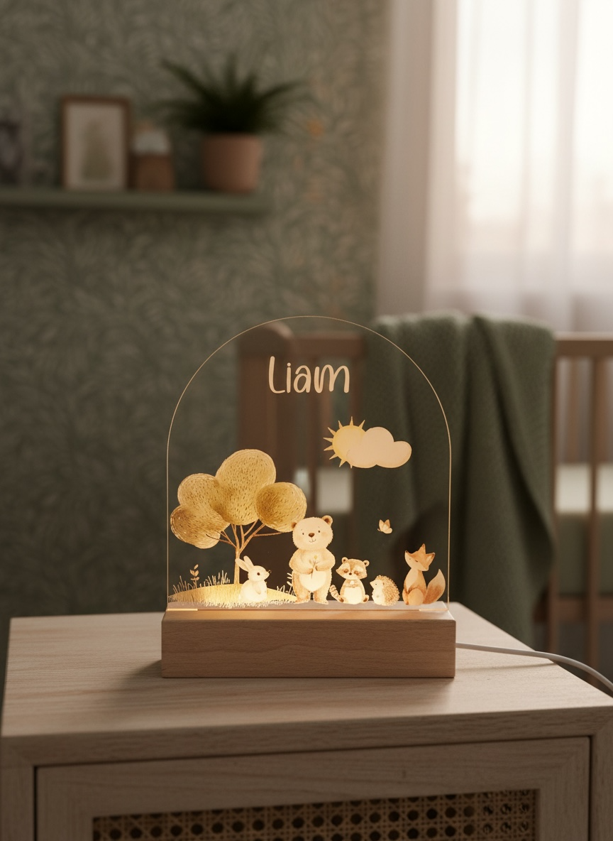 La veilleuse personnalisée (couleur)