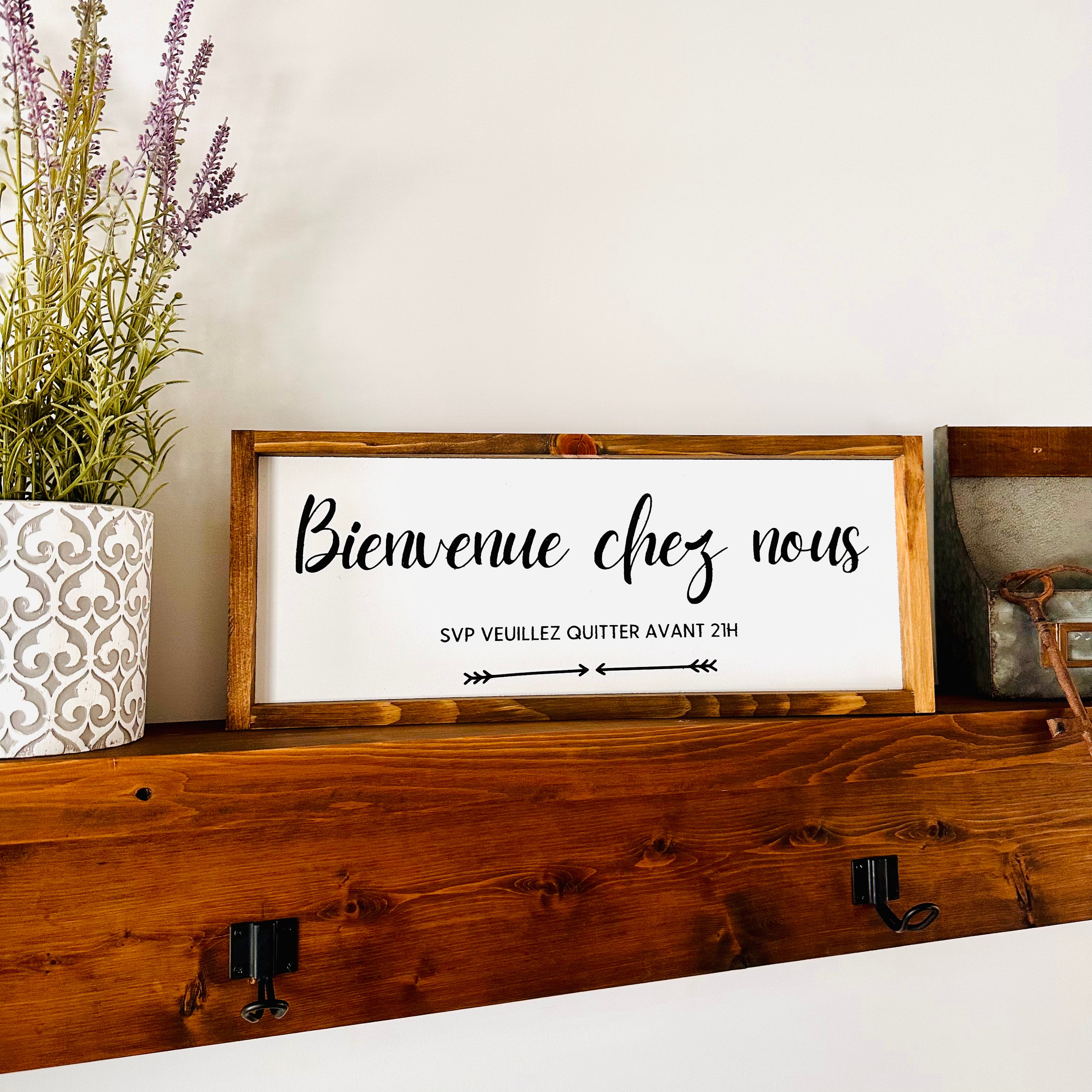 Cadre "Bienvenue chez nous”