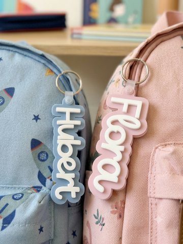 Le tag d'identification pour sac à dos/boîte à lunch