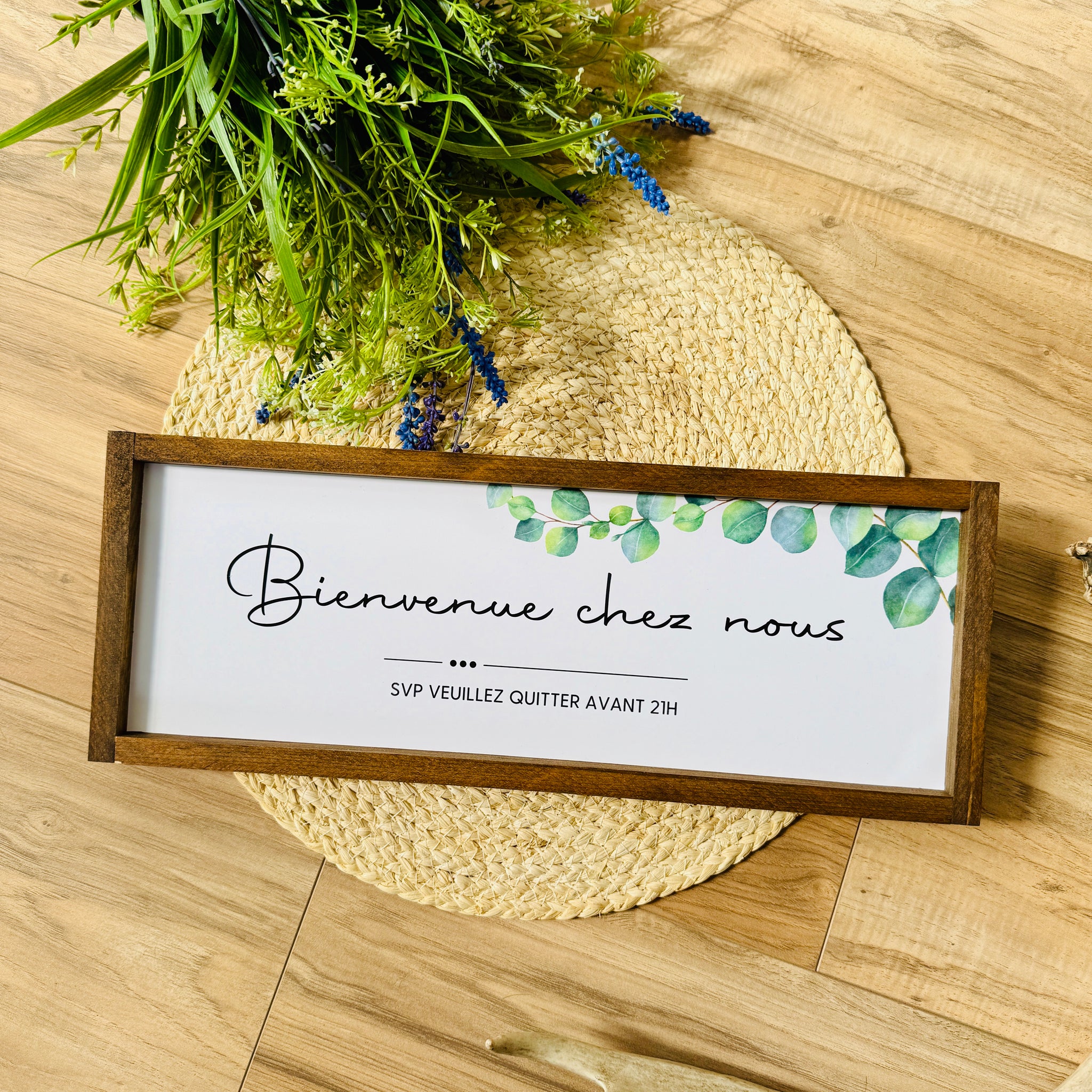 Cadre "Bienvenue chez nous”
