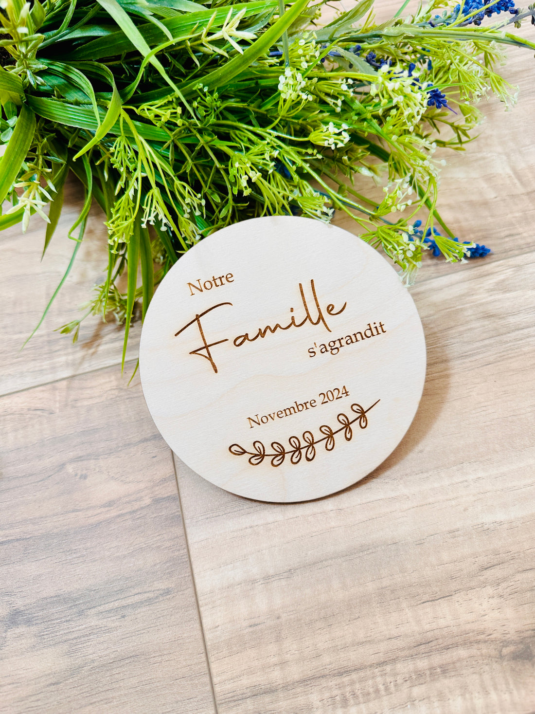 La pastille "La famille s'agrandit"