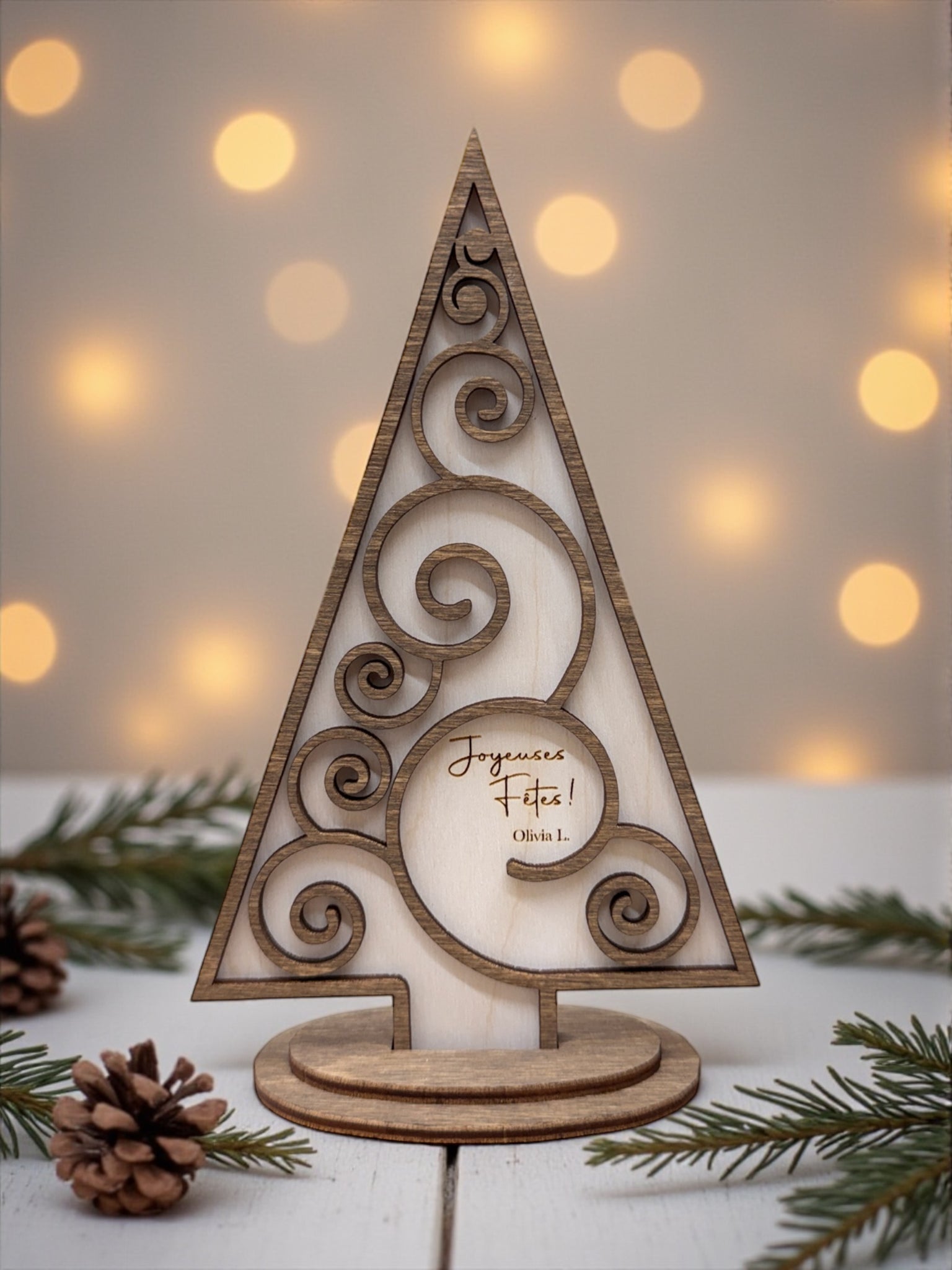 Le sapin personnalisé