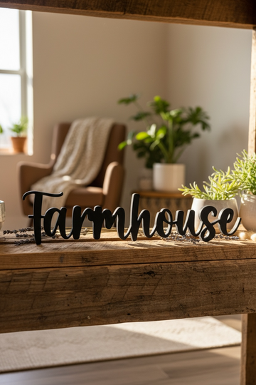 Mot décoratif Farmhouse