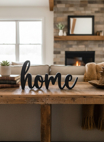 Mot décoratif Home