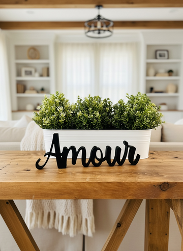 Mot décoratif Amour