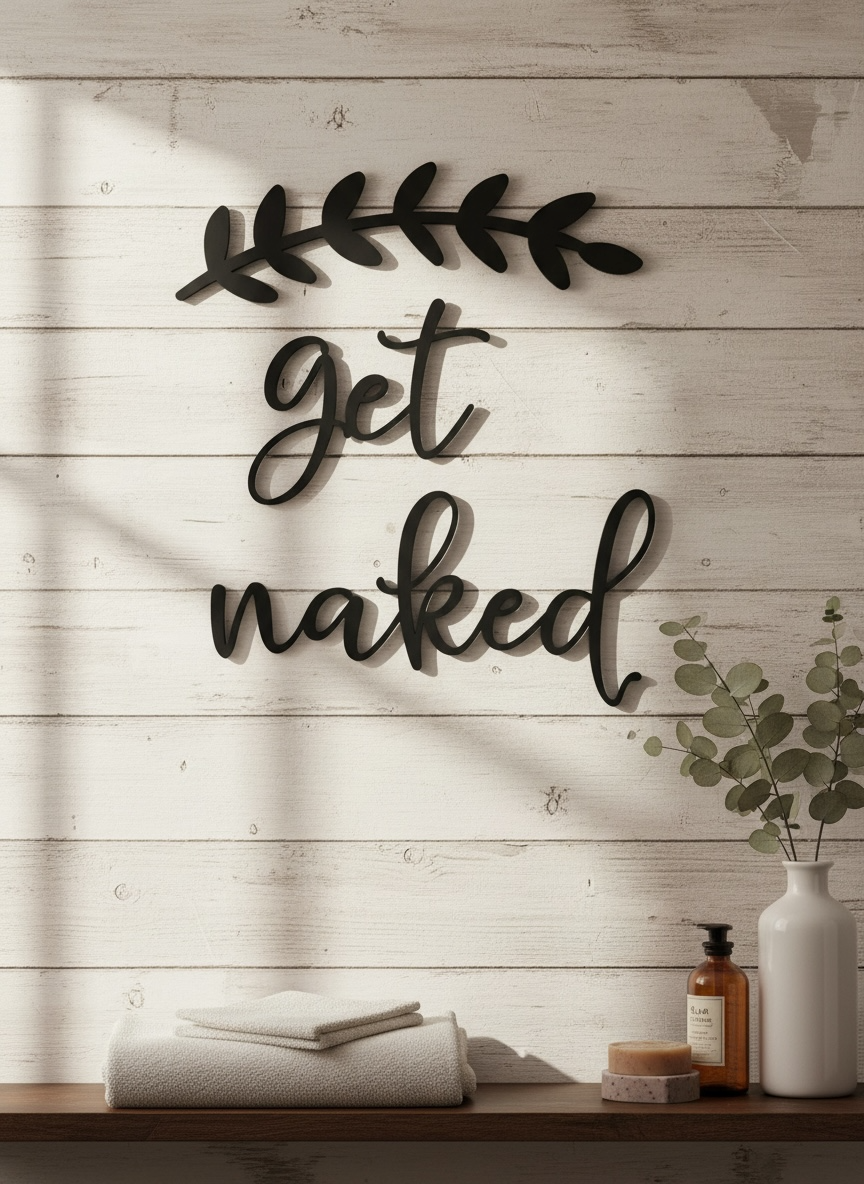 Déco murale Get naked