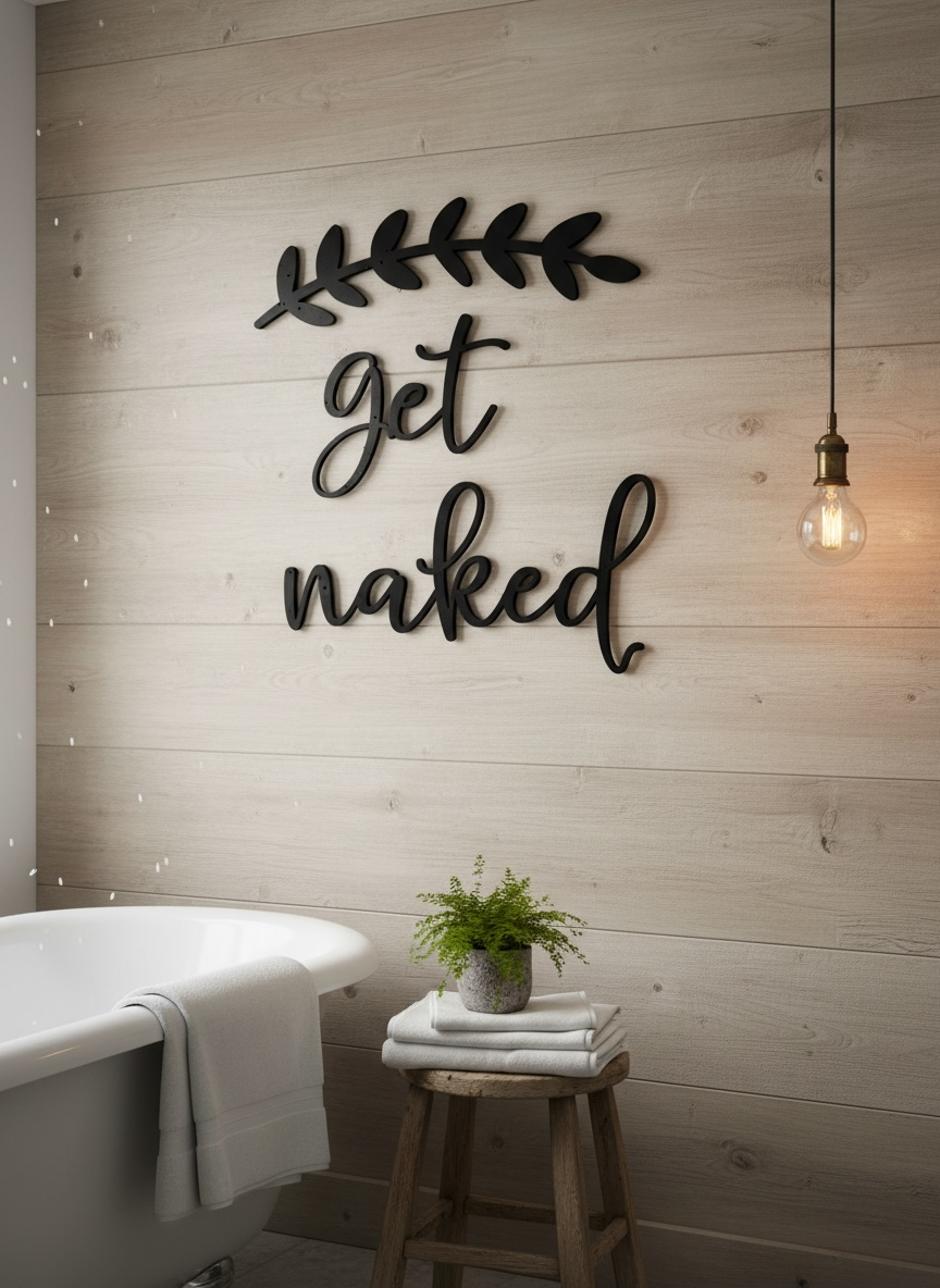 Déco murale Get naked