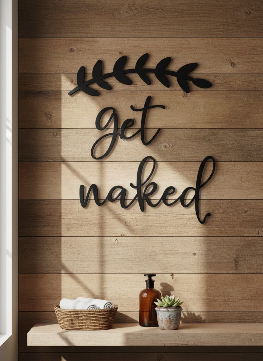 Déco murale Get naked