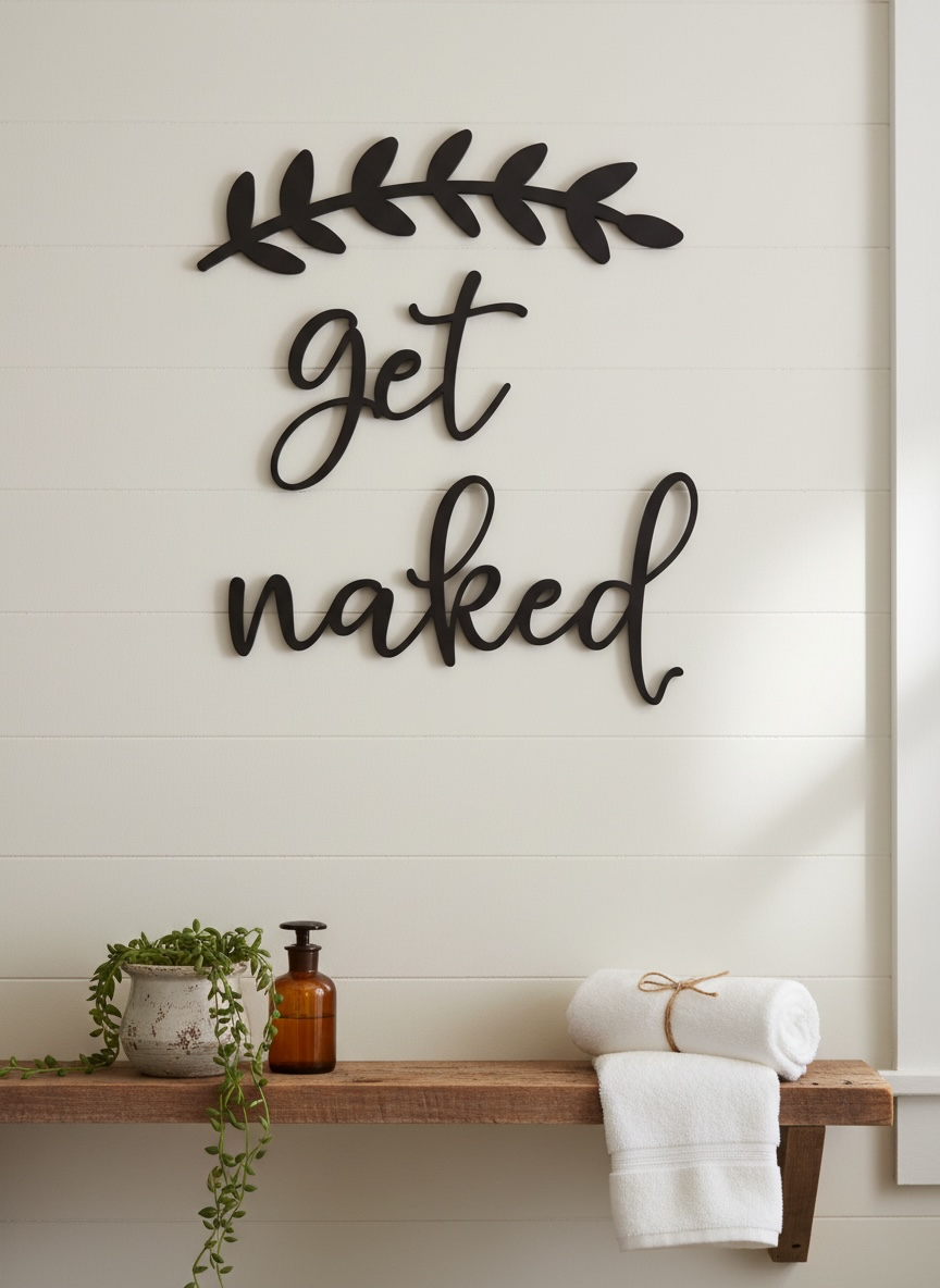 Déco murale Get naked