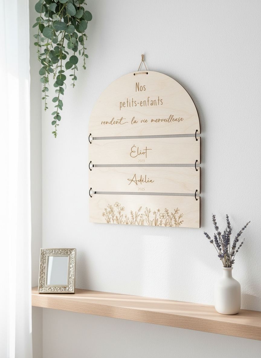 Le panneau "Nos petits-enfants"