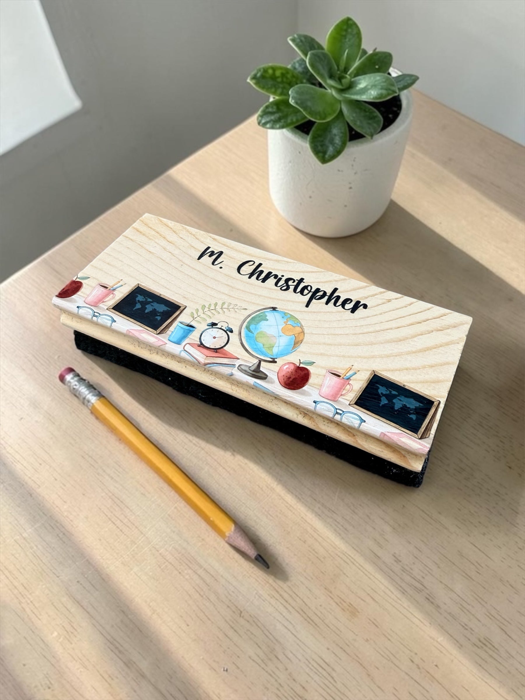 L'efface à tableau personnalisée