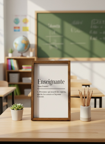 Cadre "Enseignante"