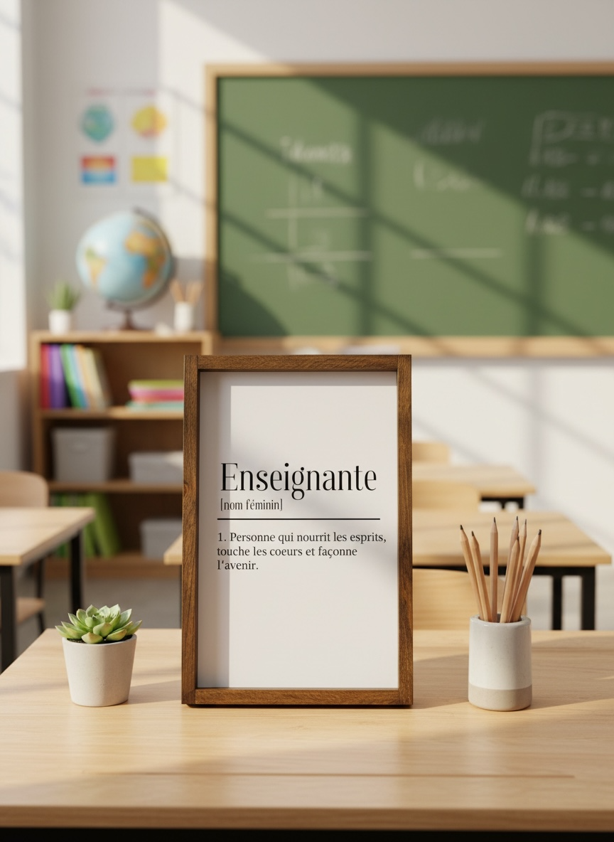 Cadre "Enseignante"