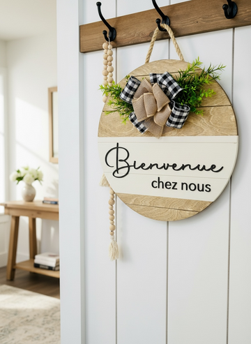 La pastille "Bienvenue chez nous"