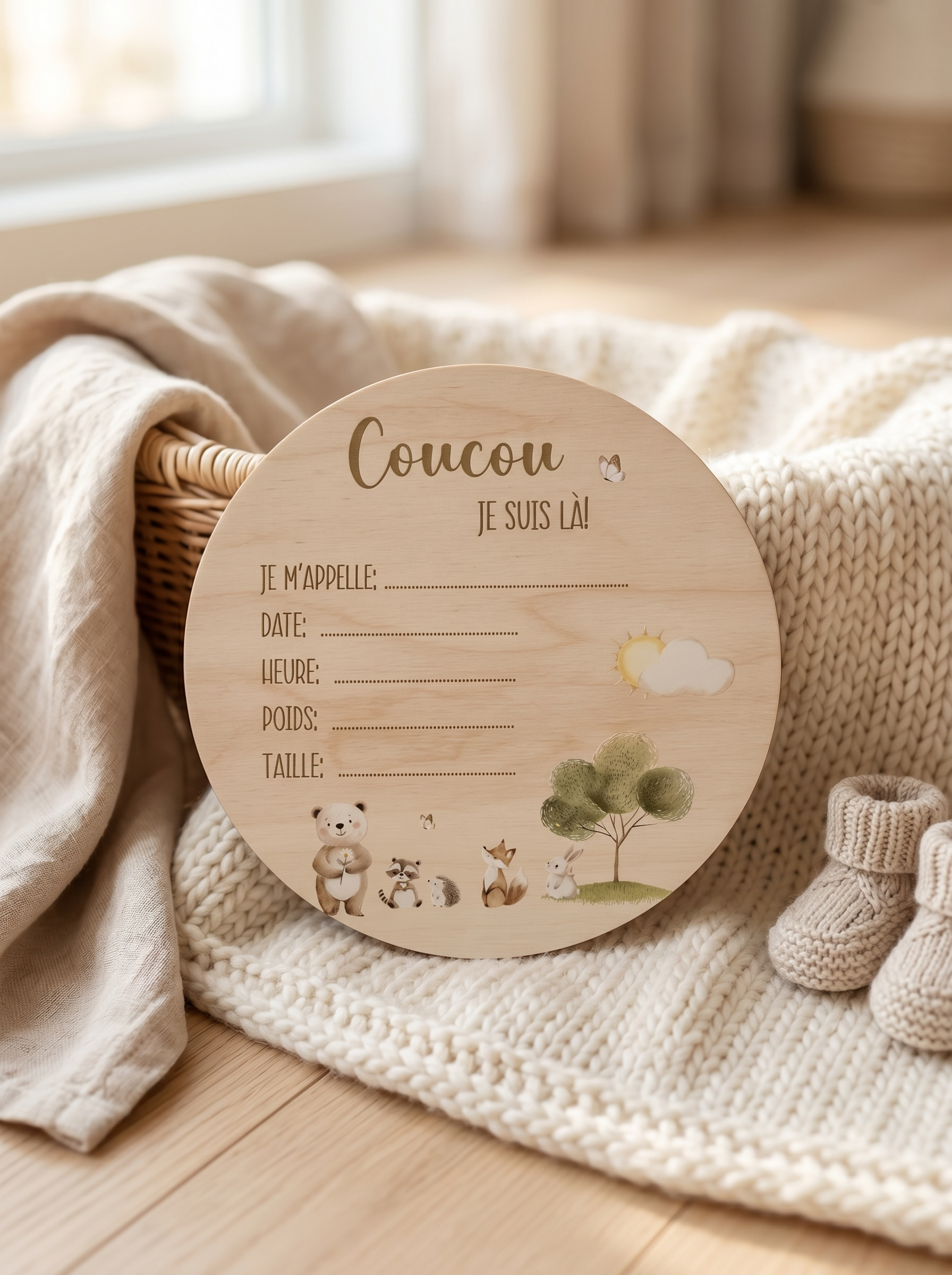 La pastille de naissance colorée