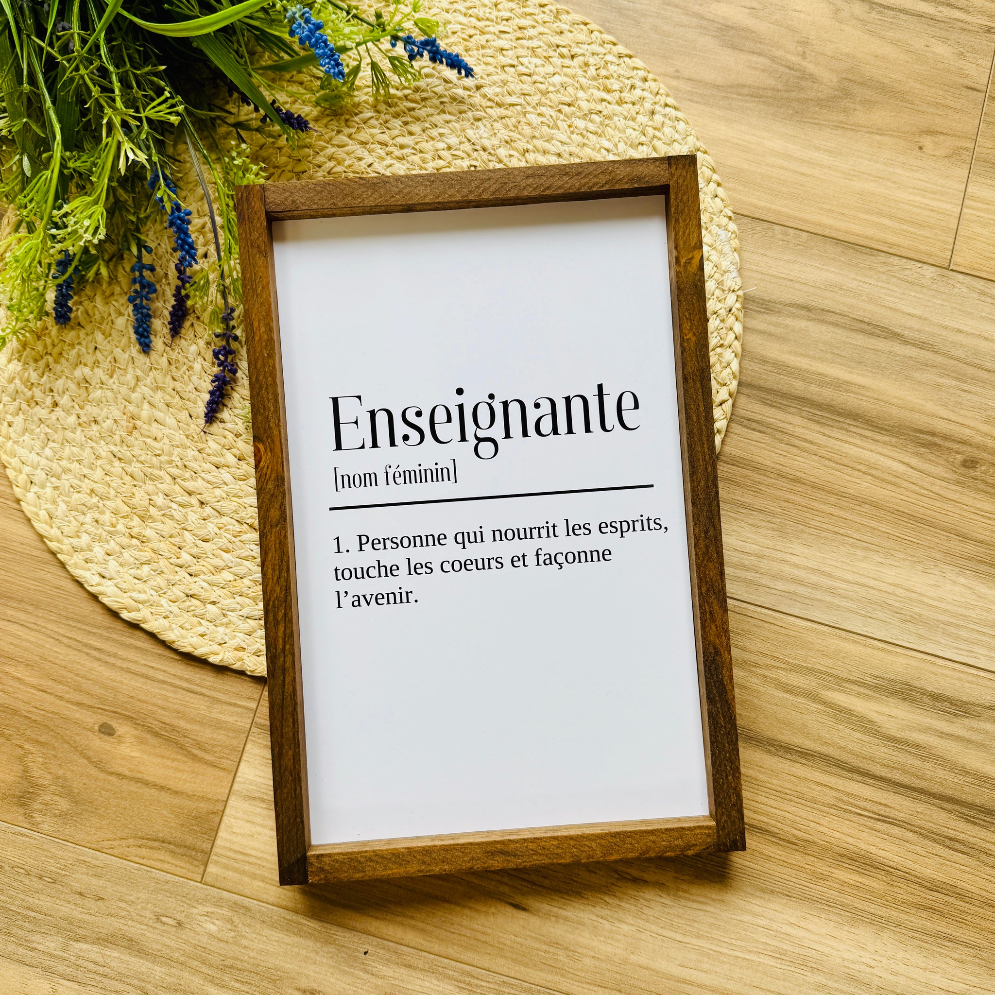 Cadre "Enseignante"