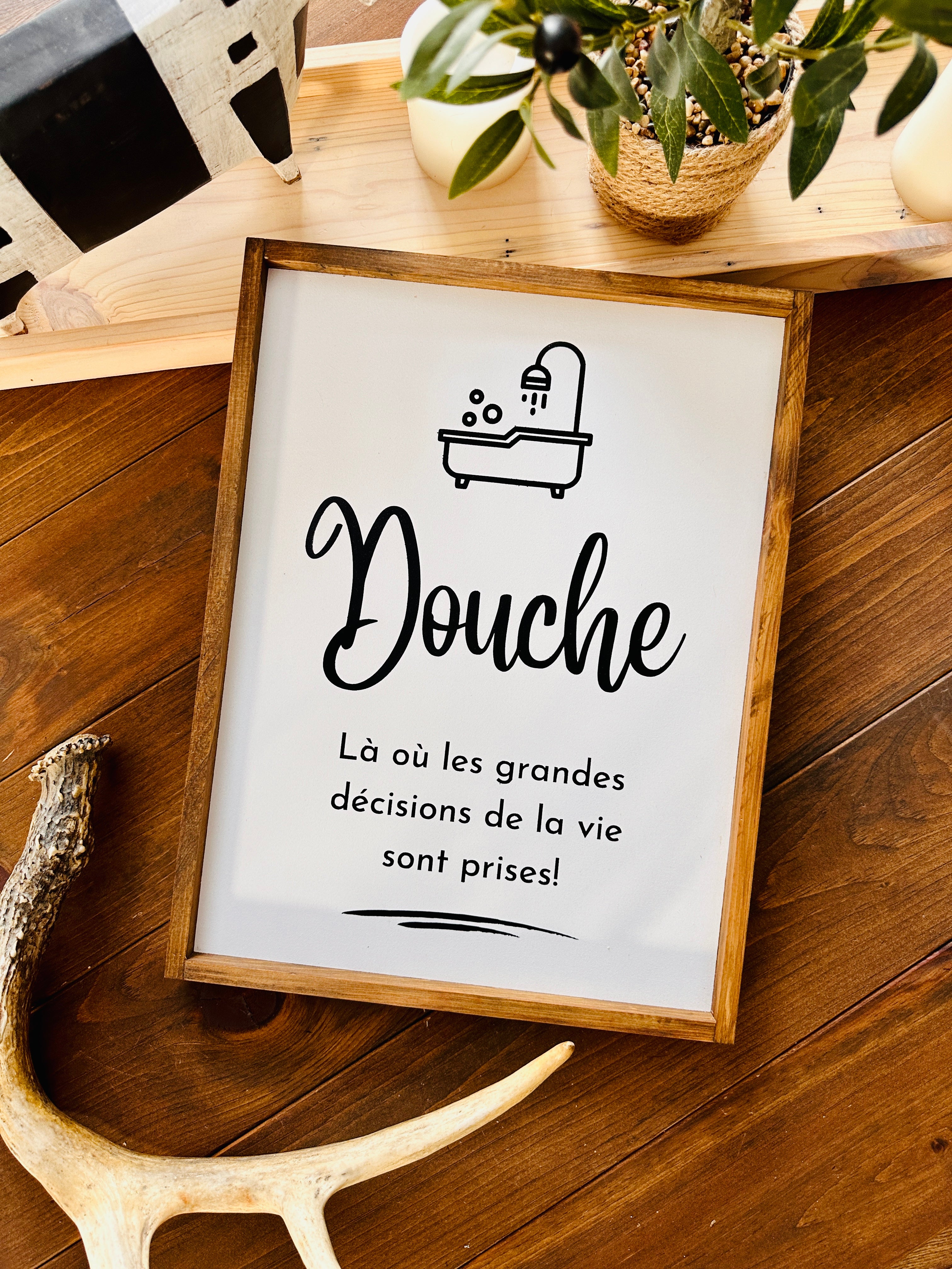 Cadre "Douche”
