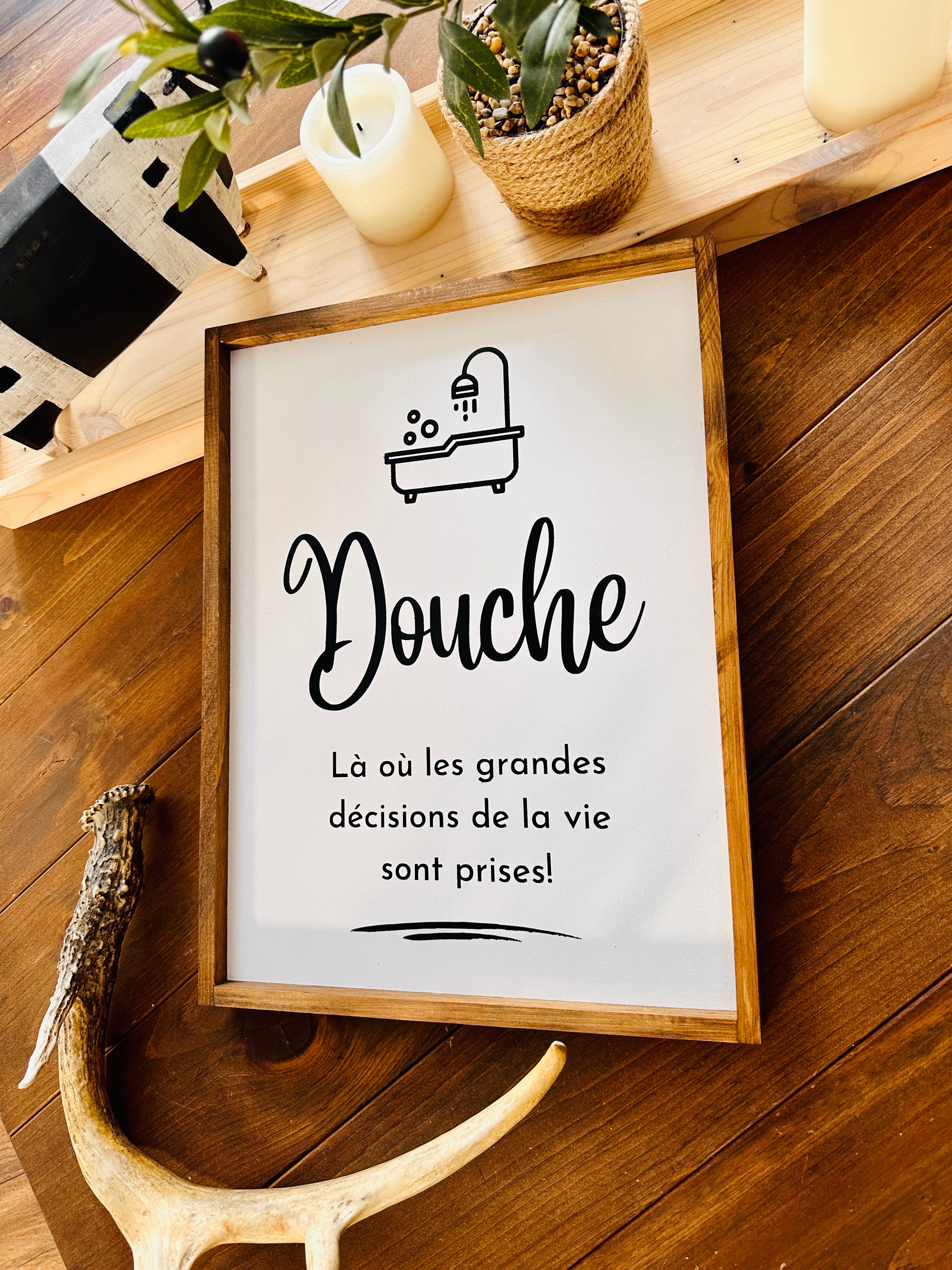 Cadre "Douche”