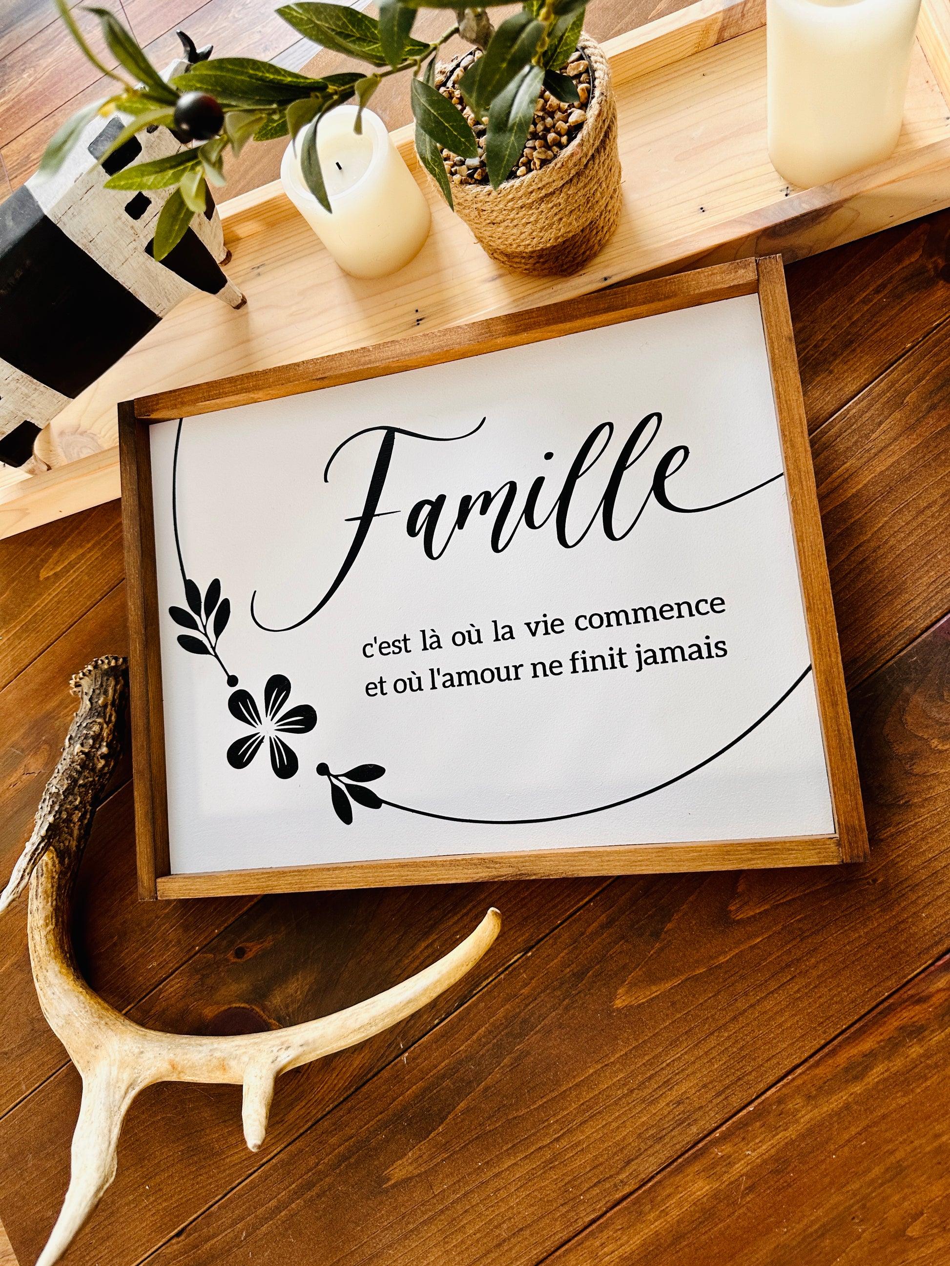 Cadre Famille personnalisable - Sur commande - Les Ateliers d'Éliléa