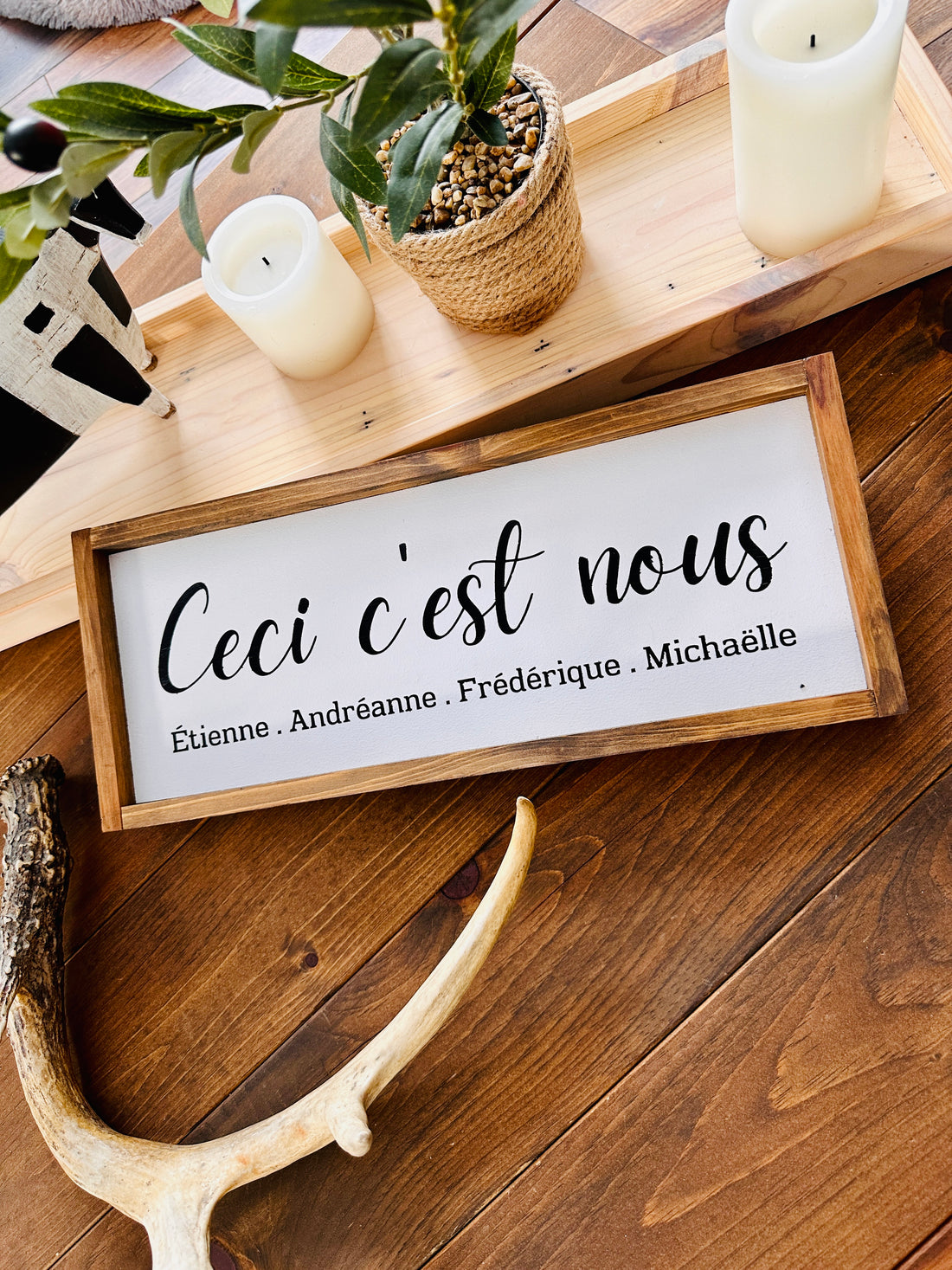 Cadre personnalisable "Ceci c'est nous”