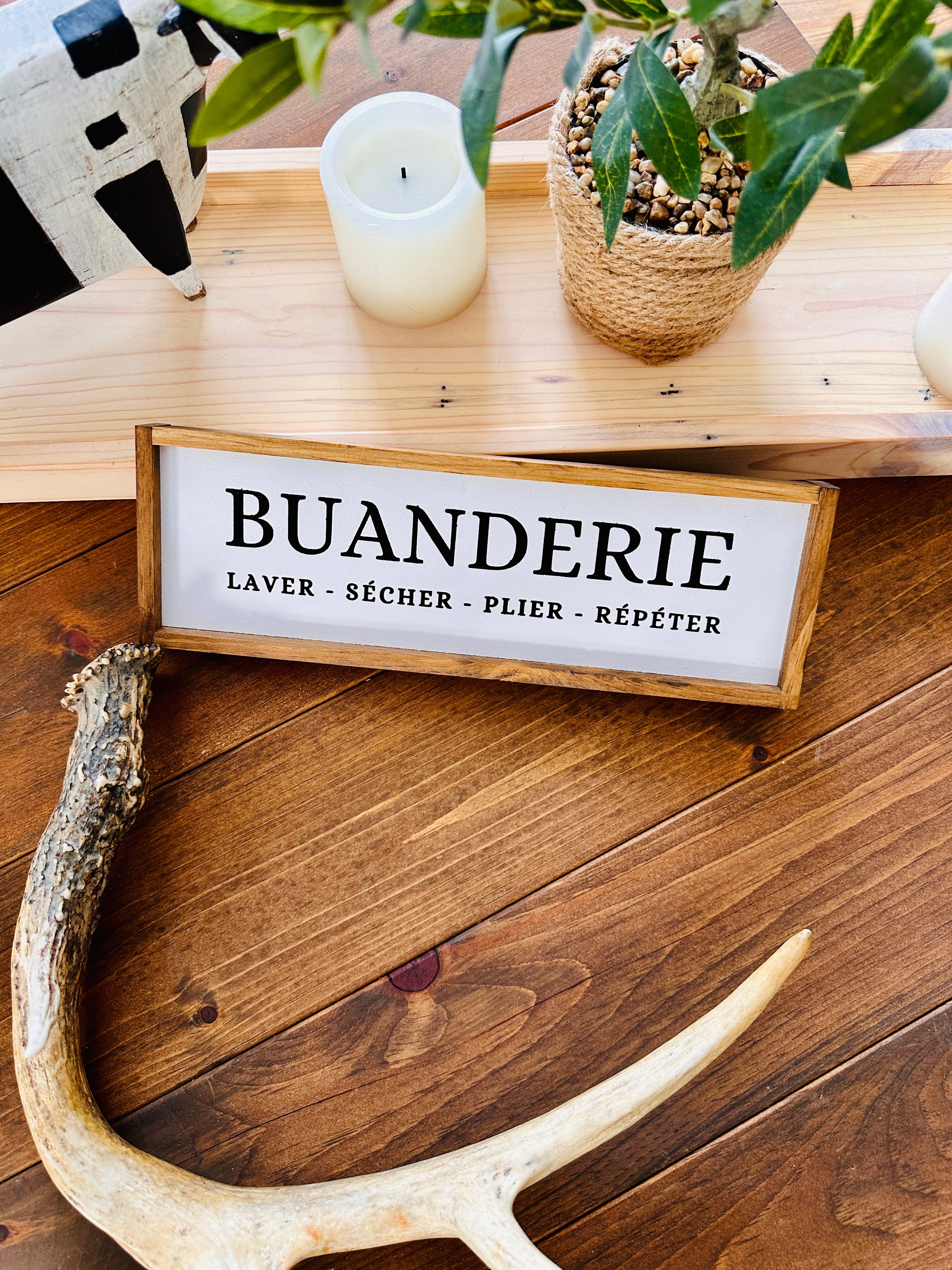 Cadre "Buanderie”