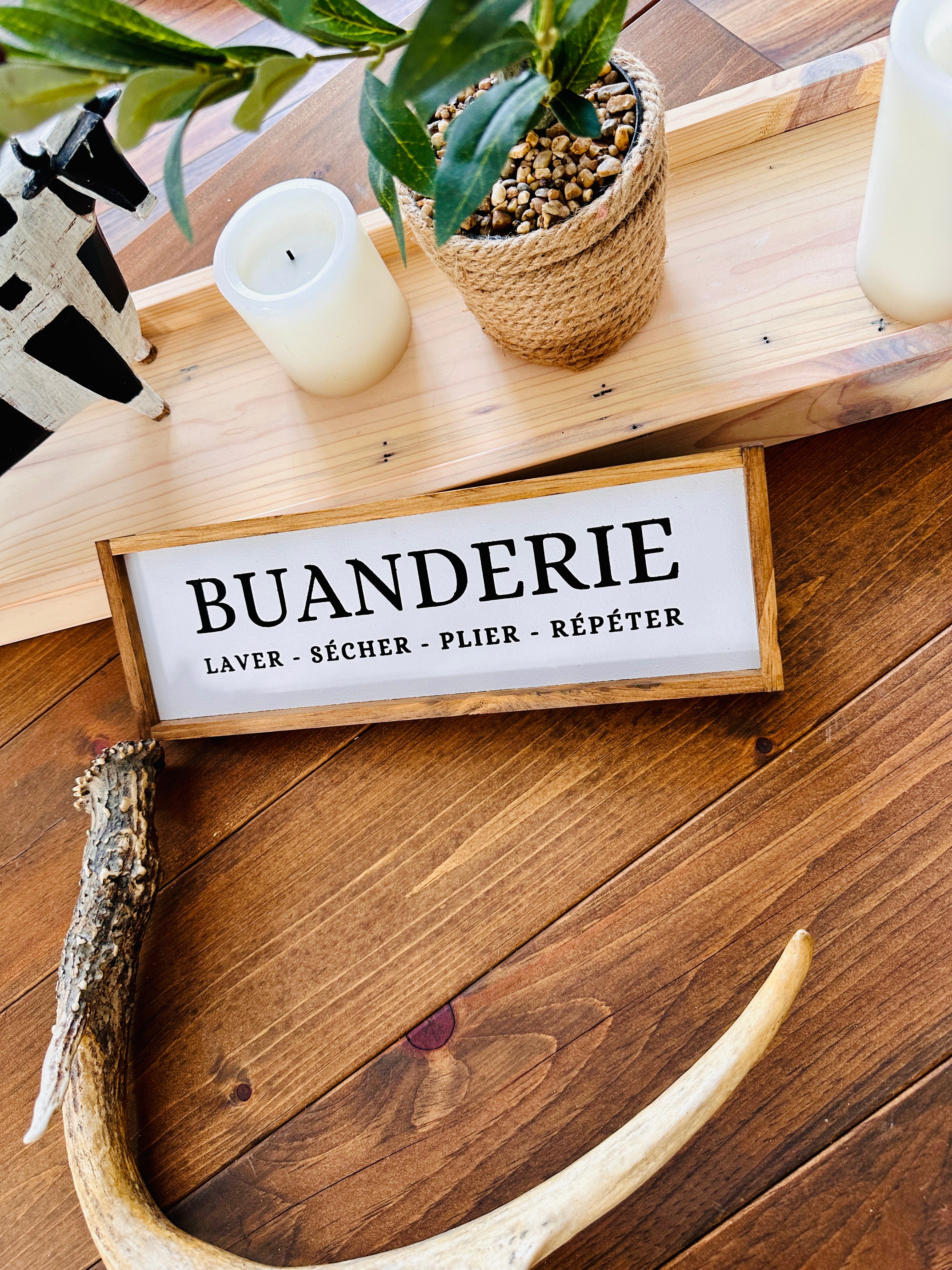 Cadre "Buanderie”