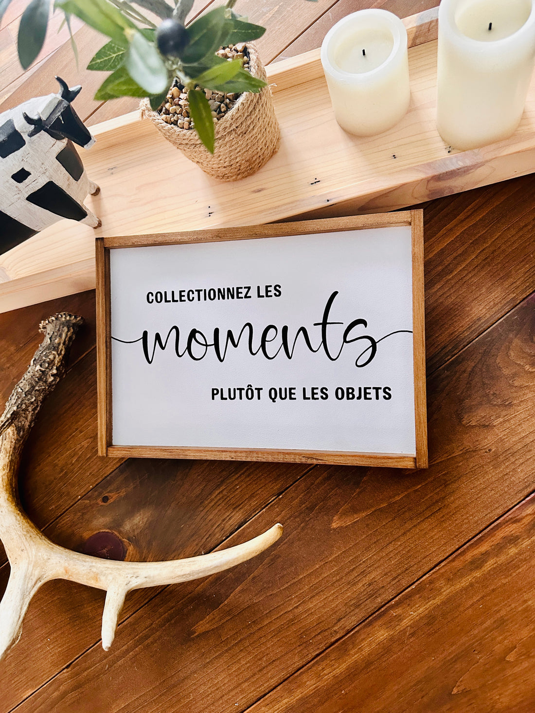 Cadre "Collectionnez les moments”