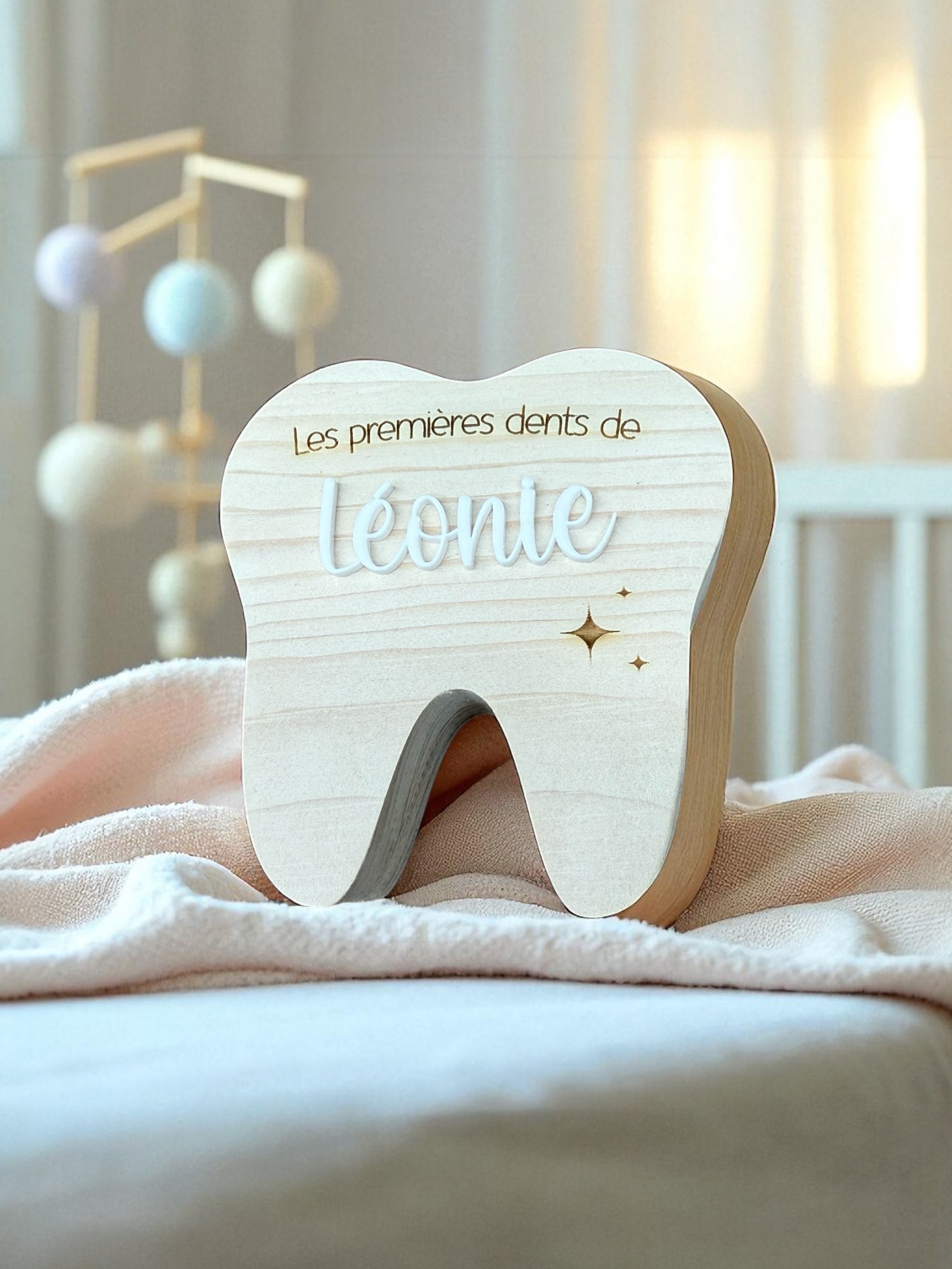 La boîte à dents de lait personnalisée