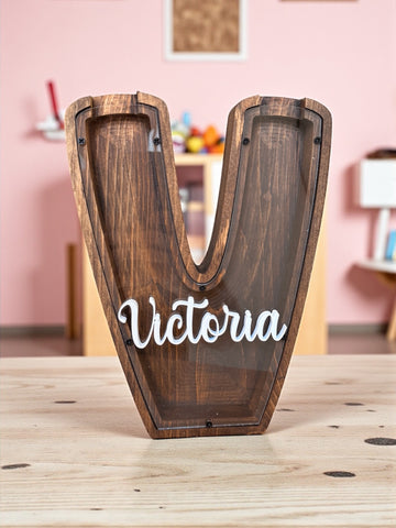 La tirelire personnalisée avec prénom