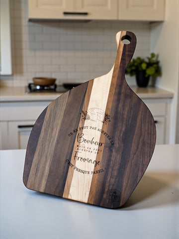 Planche de présentation "Bonheur et fromage"