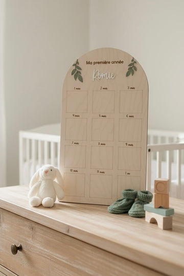 Le panneau photos "Ma première année"