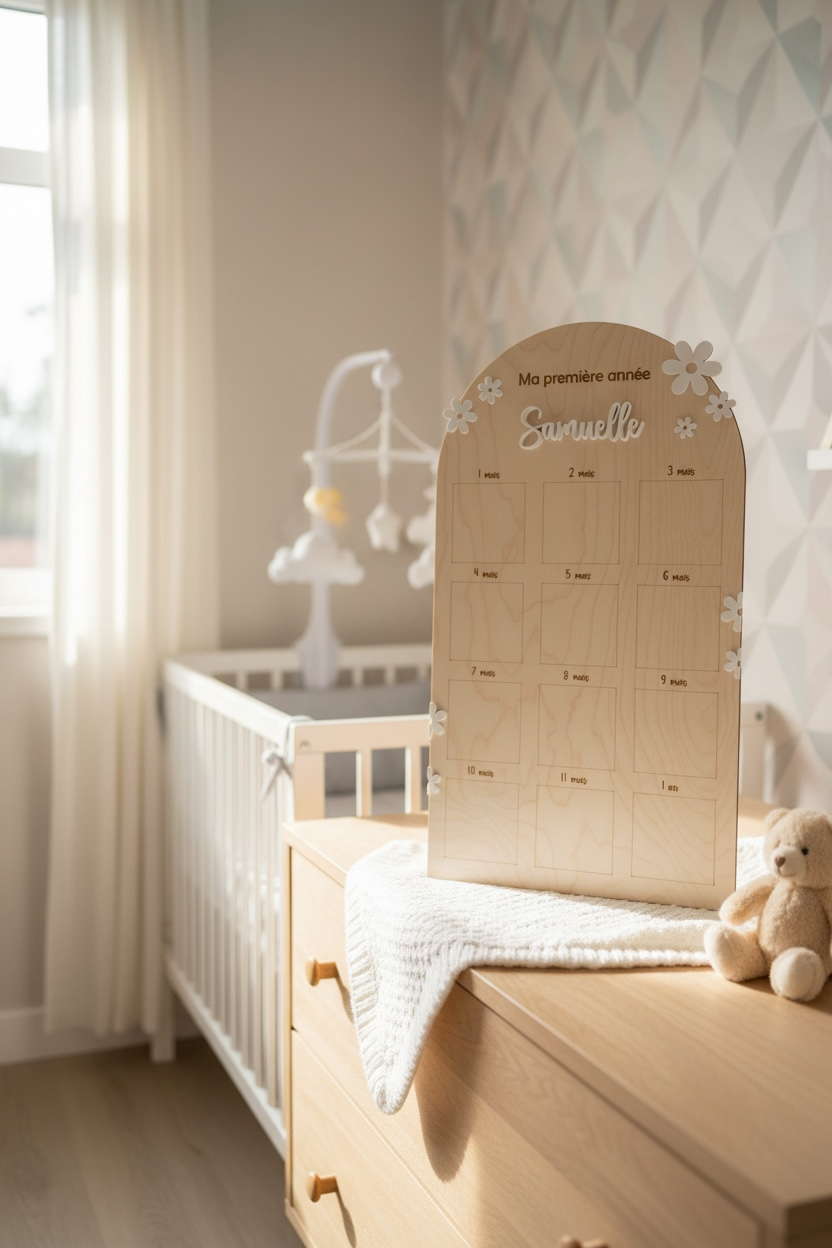 Le panneau photos "Ma première année"