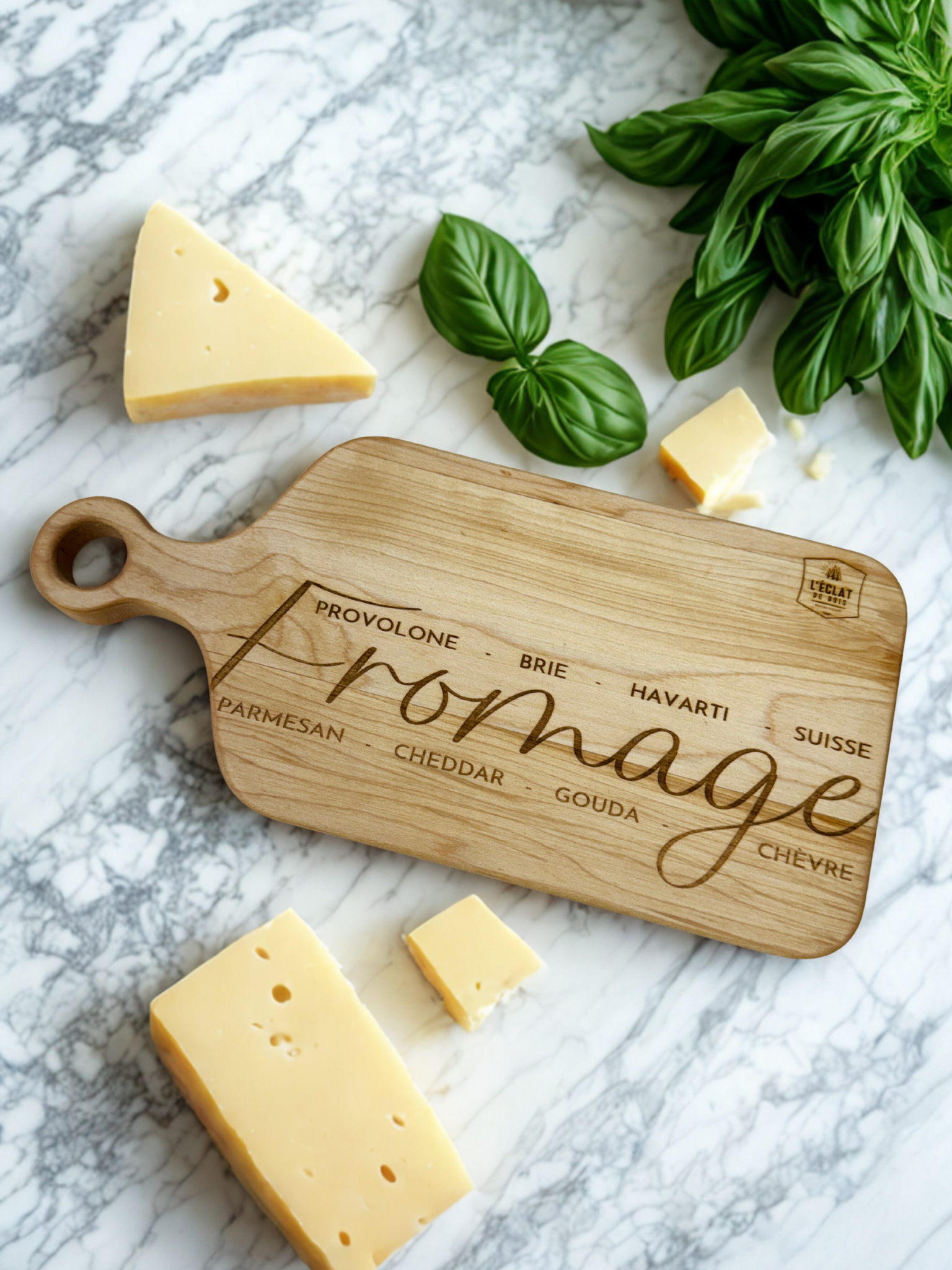 Planche de présentation à fromage