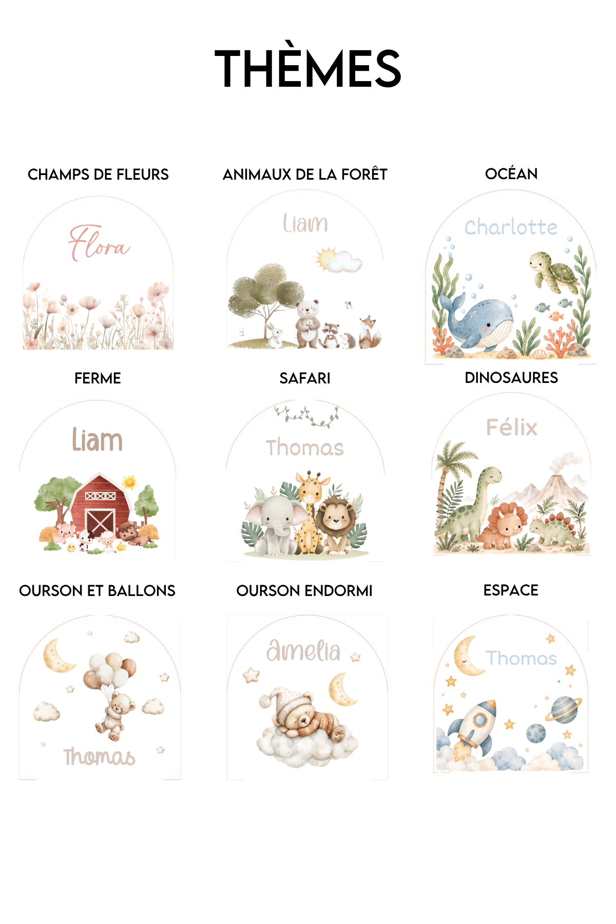 Veilleuse personnalisée pour enfant – En couleur