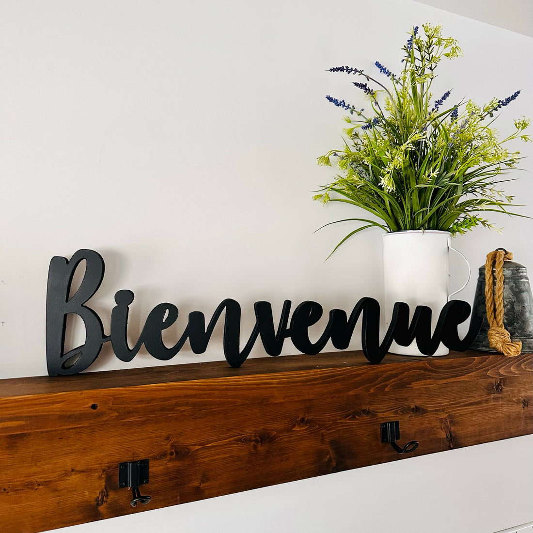 Mot décoratif Bienvenue